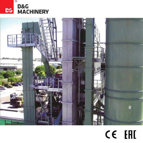 20% RAP aspal-RAP Diumpankan ke Menara Mixer Melalui Lift
