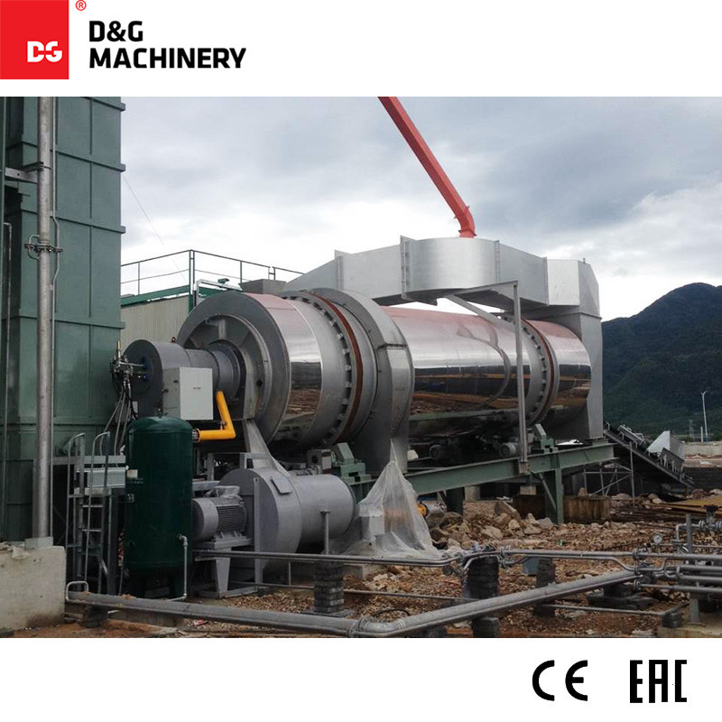 Pabrik pencampur aspal daur ulang monoblok DGR3000T250D 240t/jam