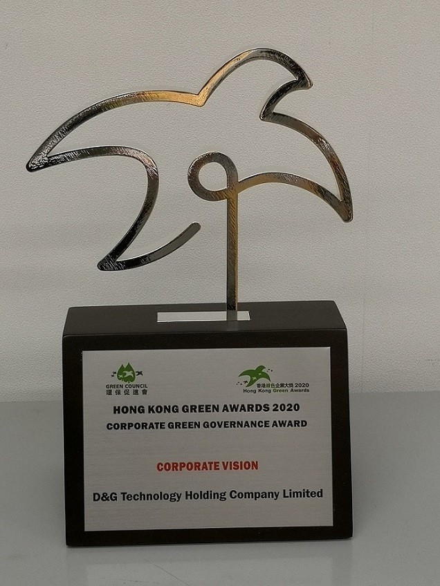 Trofi Hong Kong Green Awards 2020 – Corporate Green Governance Award (Corporate Vision)