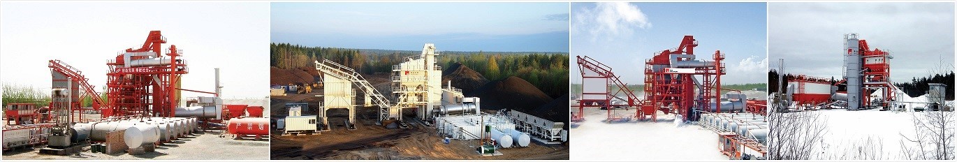 Pabrik pencampur aspal stasioner D&G Machinery