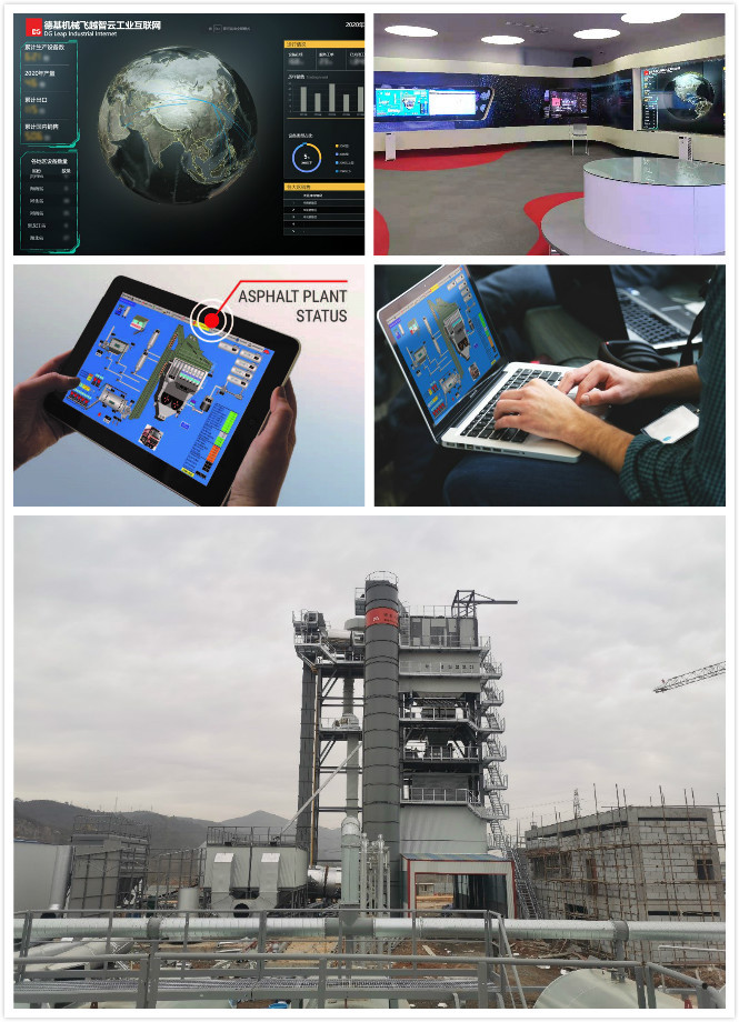 5G+ Internet Industri Sistem kontrol DGLeap Mesin D&G pabrik campuran aspal Cina