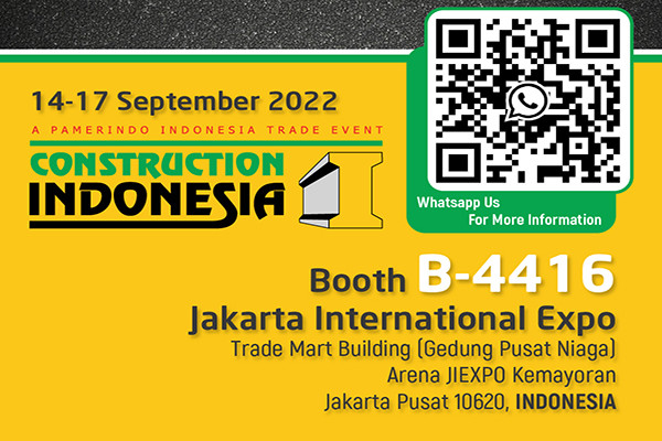 undangan Construction Indonesia & Concrete Show D&G Machinery ke-22