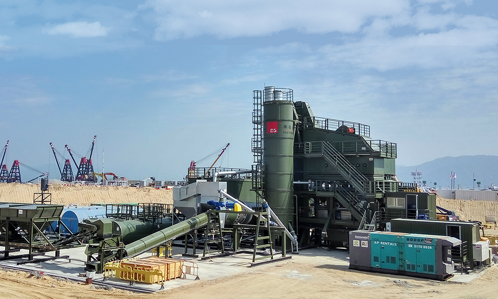 Pemasok pabrik campuran batch aspal D&G Machinery