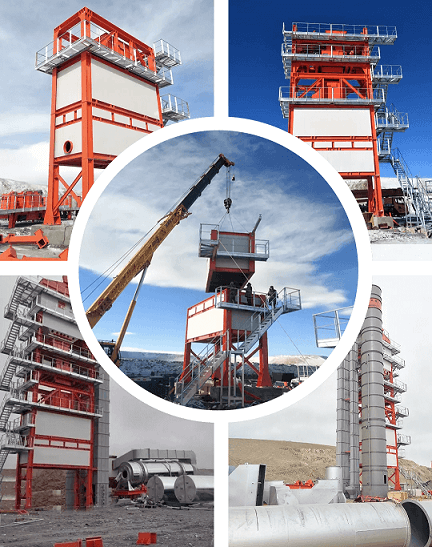 Pabrik pencampur aspal DG5000D D&G Machinery