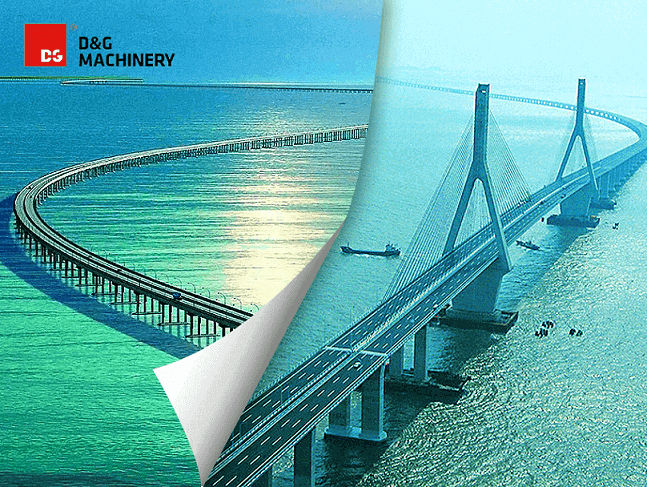 Proyek Mesin D&G Jembatan Teluk Hangzhou di Tiongkok