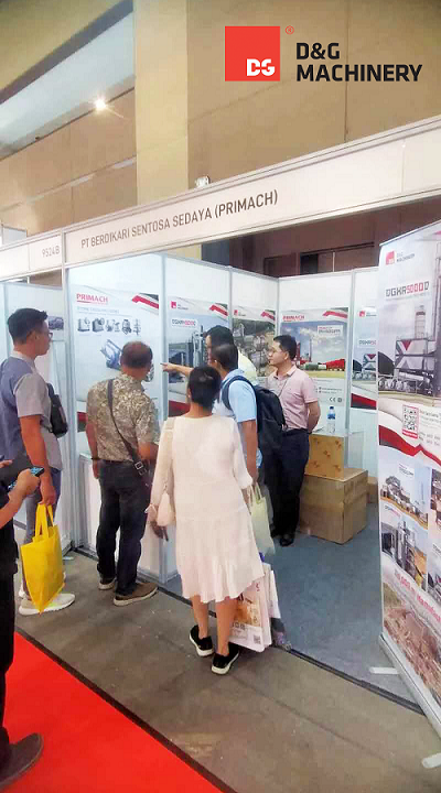 D&G Machinery menerima audiensi di 2023 Mining & Construction Indonesia