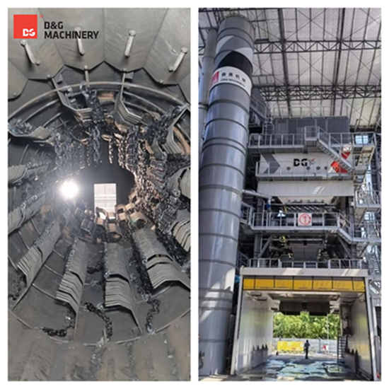 Kotak drum pengering yang dapat membersihkan sendiri D&G Machinery