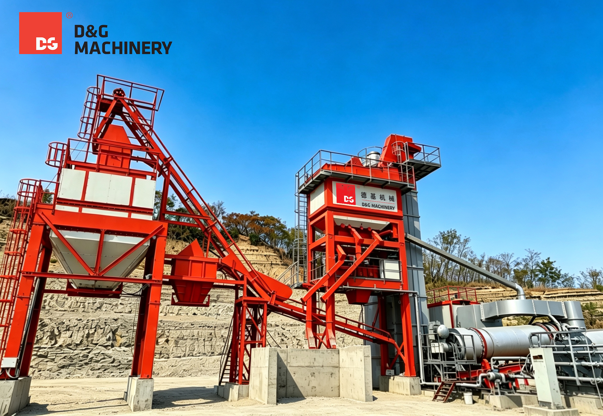 Pabrik Pencampuran Aspal D&G Machinery DG1300 Memberdayakan Proyek Landasan Pacu di Bandara Internasional Nadi, Fuji
