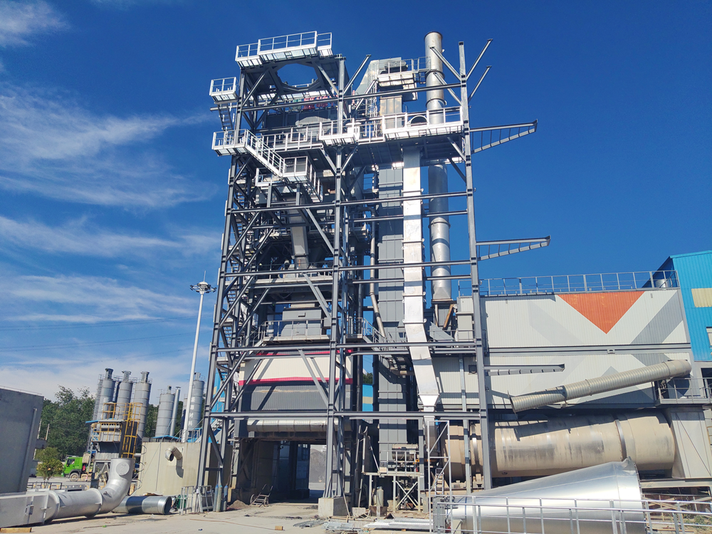 Mesin D&G Mesin Elevated Drum-Type Hot Recycling Retrofit Menggerakkan Perluasan Hijau Jalan Tol Beijing-Hong Kong-Macao